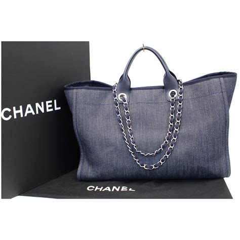 chanel デニム|chanel denim shopping tote.